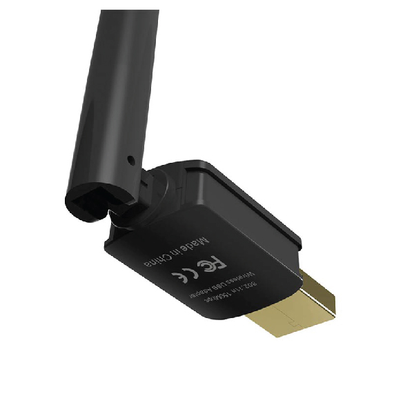  Wireless USB adapter, Powertec, 150Mbps, 2.4GHz, 5dBi, MT7601