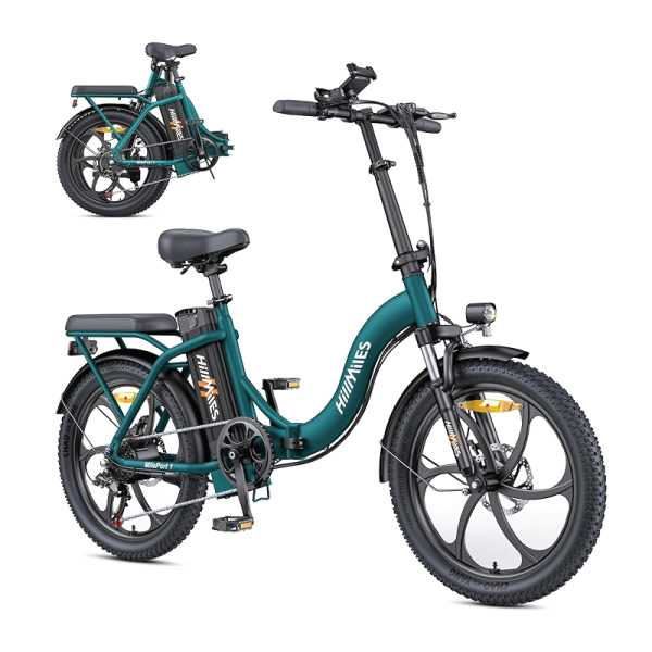 Ηλεκτρικό Ποδήλατο ENGWE Hillmiles Mileport1 Folding, αναδιπλούμενο, διάμετρος τροχών 20", κινητήρας brushless 250W (Peak), πίσω κέντρου, αποσπώμενη μπαταρία 468Wh, αυτονομία 100 χλμ, αισθητήρας ρυθμού περιστροφής, Πράσινο (ΚΑΙΝΟΥΡΙΟ ΠΡΟΙΟΝ 2025 ΣΦΡΑΓΙΣΜΕΝΟ)
