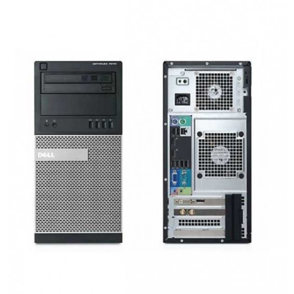 Desktop PC Dell Optiplex 990 Tower, Intel Core i3 2120 (2ης γενιάς), 4GB RAM, 250GB HDD, DVD, Windows 10 Pro, Οθόνη υπολογιστή 22″ Fujitsu B22W-7,  Πληκτρολόγιο, Ποντίκι