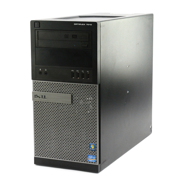 Desktop PC Dell Optiplex 7010 Tower, Intel i5 3570 (3ης γενιάς), 8GB RAM, 250GB HDD, 2 x Display Ports, Windows 10 Pro 