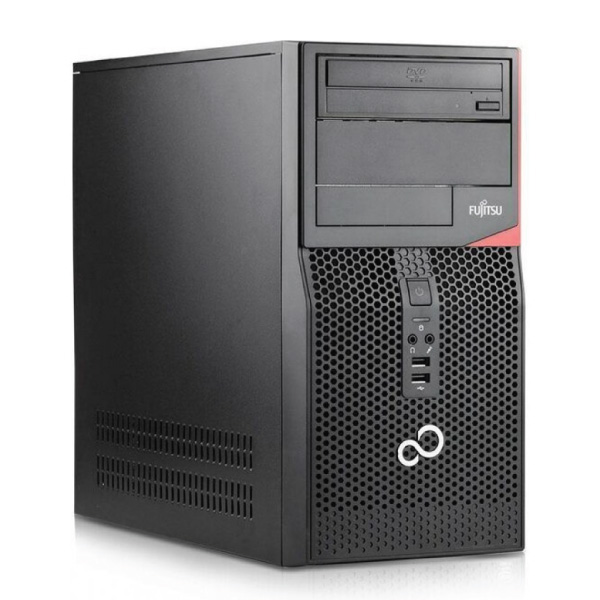 Desktop PC Fujitsu Esprimo P556 Tower, Intel Core i3 6100 (6ης γενιάς), 4GB RAM DDR4, 128GB SSD, 2x Display Port, HDMI, Windows 11 Pro