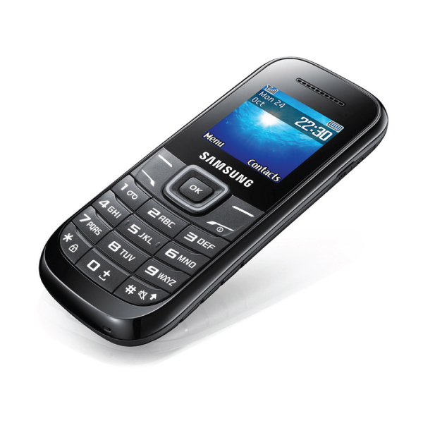 Κινητό τηλέφωνο 1.52" Samsung Keystone 2 GT-E1205Y (2012), 2G, Κουμπιά (Ελληνικό Μενού), Μονή SIM, Μαύρο (Kαινούριο Προϊόν, σφραγισμένο)