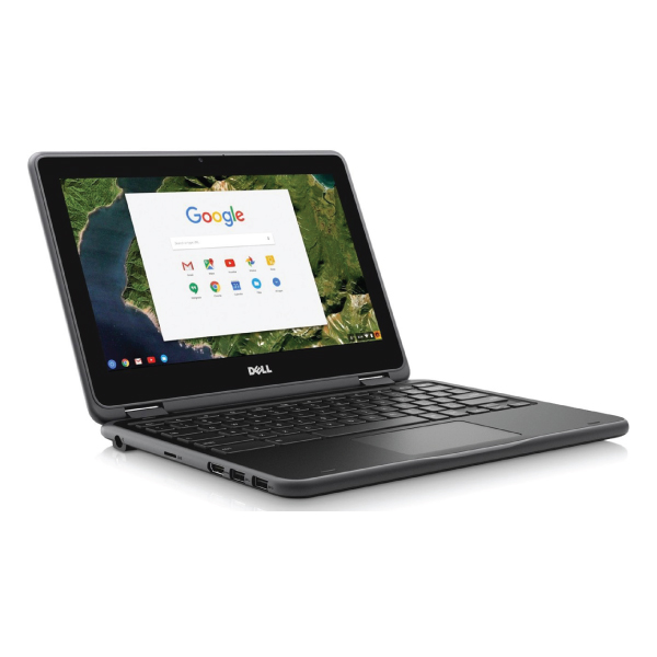 Laptop 11.6" Dell Chromebook 11 3180, Intel Celeron N3060, 4GB RAM, 16GB SSD SZT PSU, WebCam, ChromeOS ( Καινούργια Μπαταρία ) 