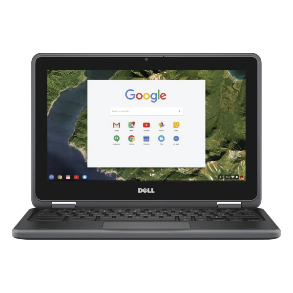 Laptop 11.6" Dell Chromebook 11 3180, Intel Celeron N3060, 4GB RAM, 80GB SSD SZT PSU, WebCam, ChromeOS ( Καινούργια Μπαταρία ) 