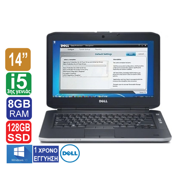 Laptop 14 Dell Latitude E5430, HD+ 1600x900, Intel Core i5 3340M (3ης γενιάς), 8GB RAM, 128GB SSD, Web Camera, Intel HD Graphics 4000, Windows 10 Pro (ΠΡΟΙΟΝ GRADE B) 