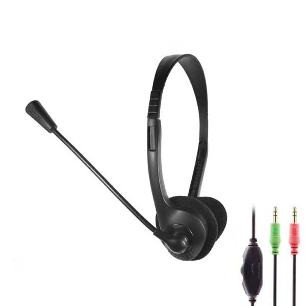 Ακουστικά Oakorn OK900, 2x 3.5mm, 40mm, 112 dB, μαύρα