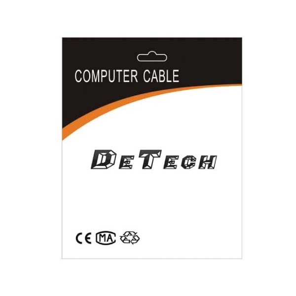 DeTech, καλώδιο HDMI - HDMI M / M, 3m, Χωρίς φερρίτη, Μαύρο