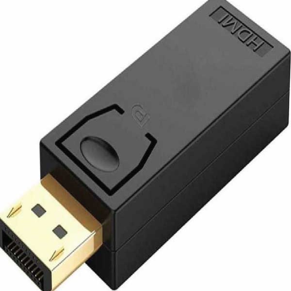 Powertech Μετατροπέας Display Port Male σε HDMI Female, μαύρο
