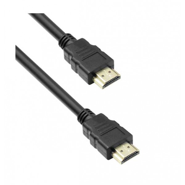 DeTech, καλώδιο HDMI - HDMI M / M, 5m, Χωρίς φερρίτη, Μαύρο
