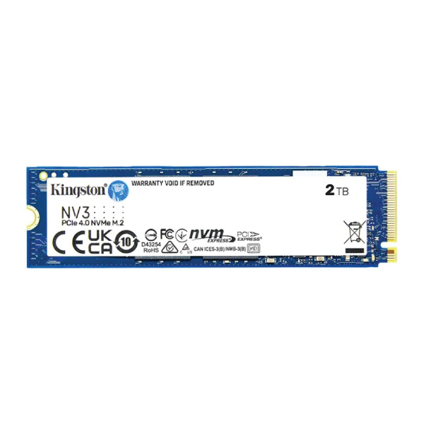 Εσωτερικός σκληρός δίσκος Kingston 2TB SSD NV3 (ΕΚΘΕΣΙΑΚΟ ΠΡΟΙΟΝ GRADE - A)